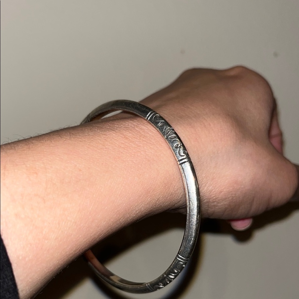 Vintage Brighton Silver Bangle Bracelet